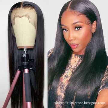 High Density 13*4 13*6 Lace Frontal Wig Human Hair,Bone Straight Human Hair Lace Wig,100% Human Hair Wigs Lace Front